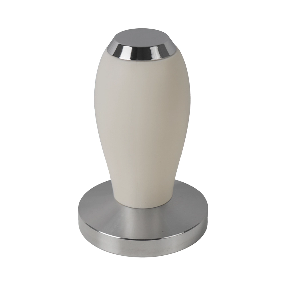 Kaffee-Tamper mit weissem Griff zu BergerLanz STK02BE