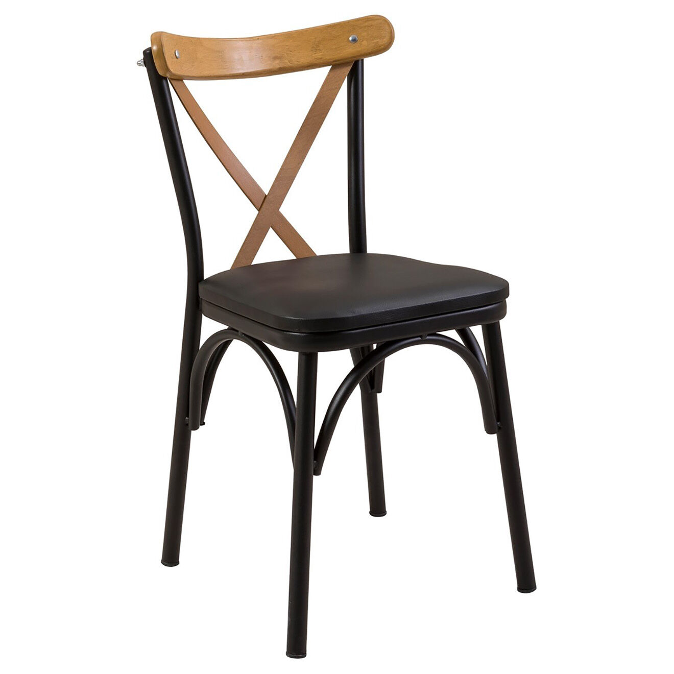 Homitis Table extensible + 2 Chaises Oliver chêne/noir