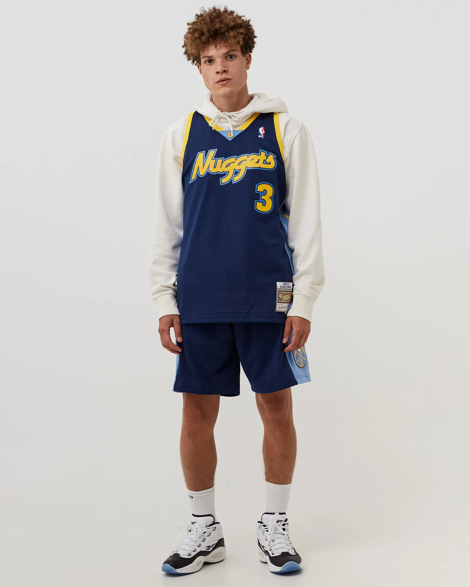 Mitchell & Ness NBA SWINGMAN JERSEY DENVER NUGGETS ALTERNATE 2006-07 ALLEN IVERSON #3