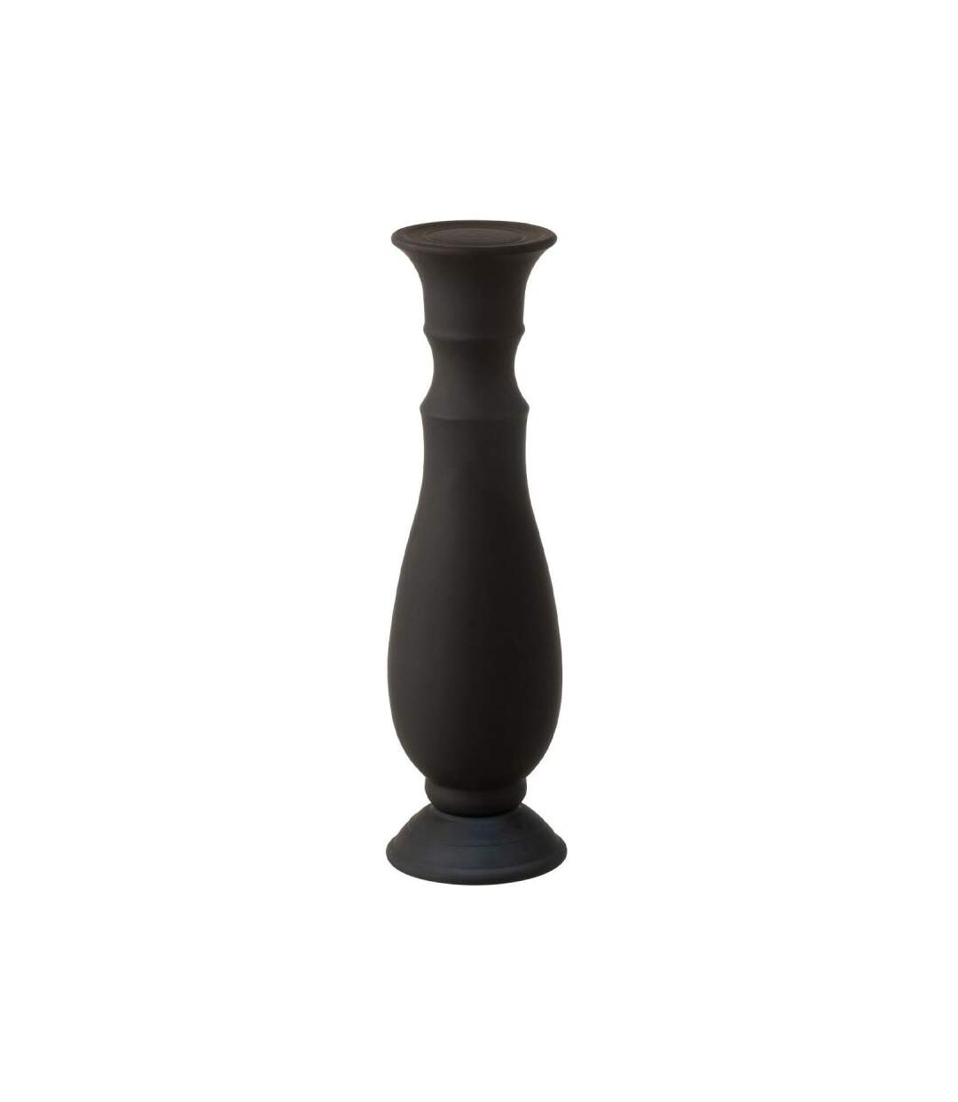 Paris Prix - Chandelier Design En Verre gentle 40cm Noir Mat