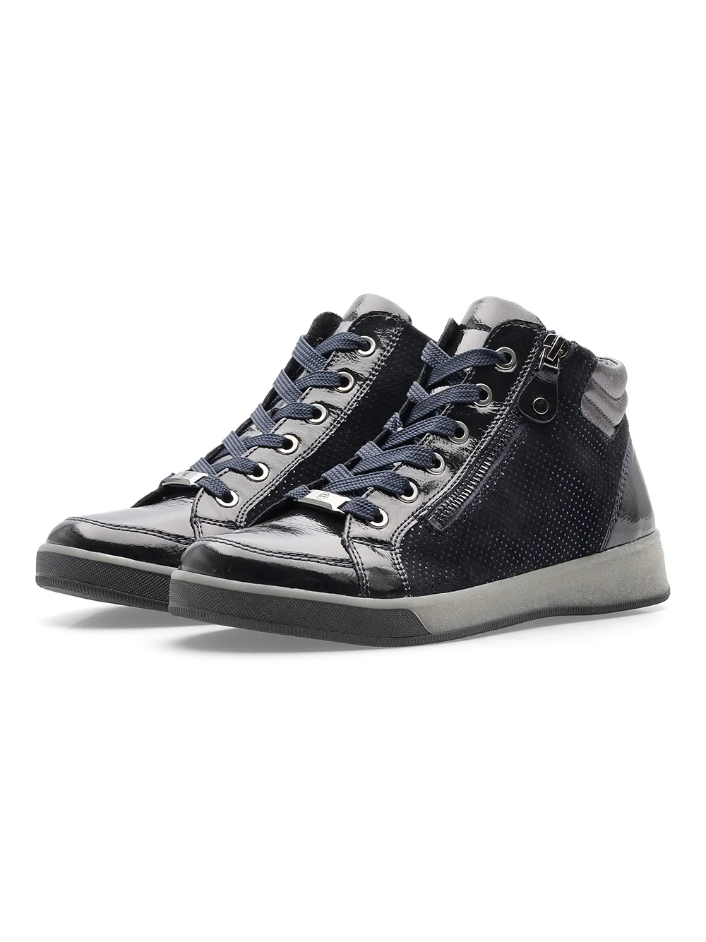 Hightop Sneaker Rom blau