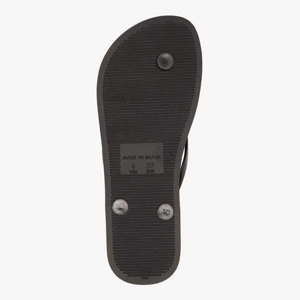 Copacabana vegan dames teenslippers zwart