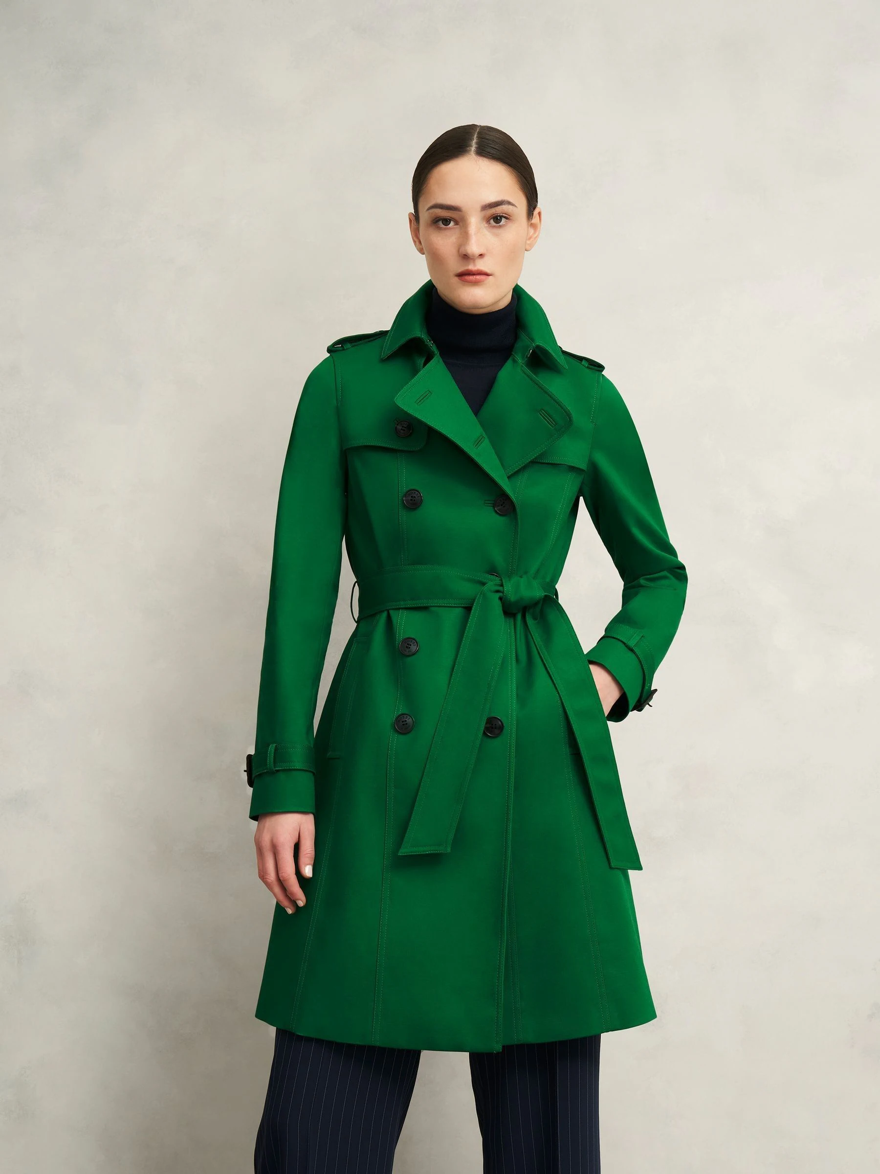 Groen - Hobbs Skylar Trench Coat