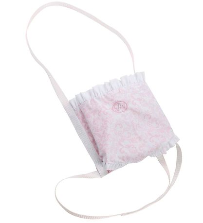 Asi Puppenzubehör - Babytrage - Weiß/Rosa