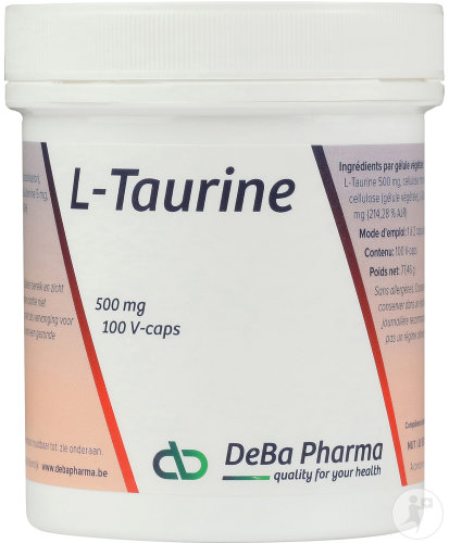 Deba L-Taurine 500mg Capsules 100