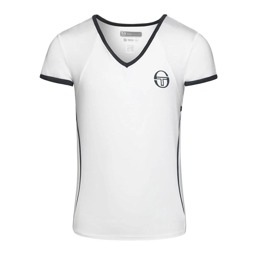Sergio Tacchini Maillot de sport Blanc Fille Sergio Tacchini Eva