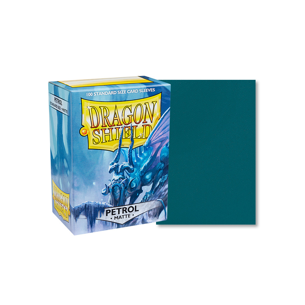 Dragon Shield - 100 Standard Sleeves Matte Couleur Petrol