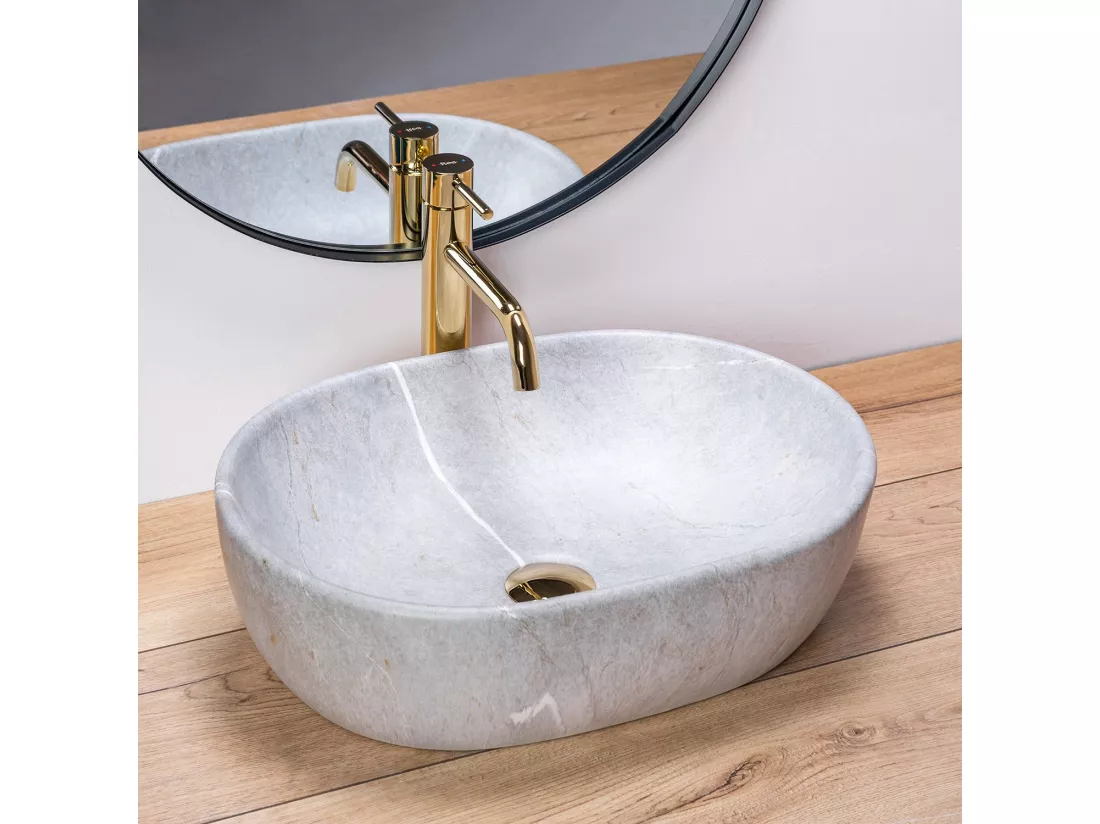 Vasque À Poser Rea Lara Beige