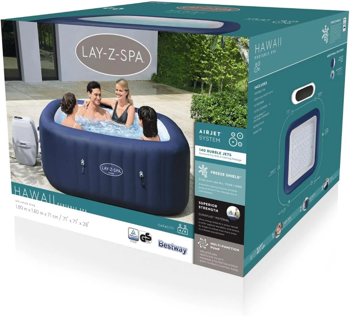 Spa gonflable rond BESTWAY Lay-Z-Spa® Miami Airjet™ 2 - 4 personnes