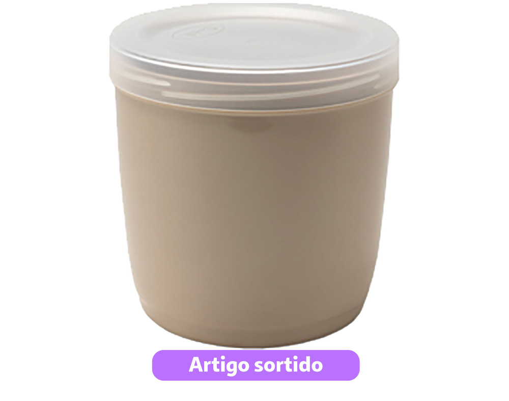 CAIXA CODIL REDONDA Ø12X12CM CORES SORTIDAS