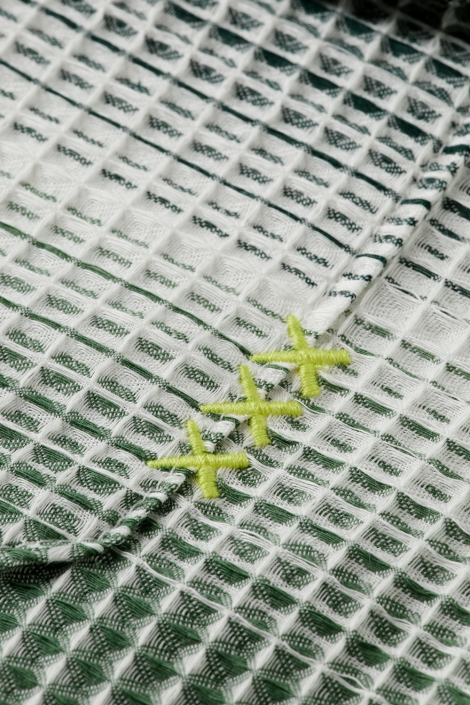 Scotch & Soda groene heren overhemd