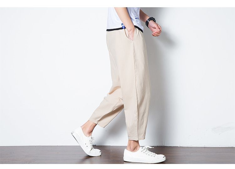 Ninine - Cropped joggingbroek met trekkoord