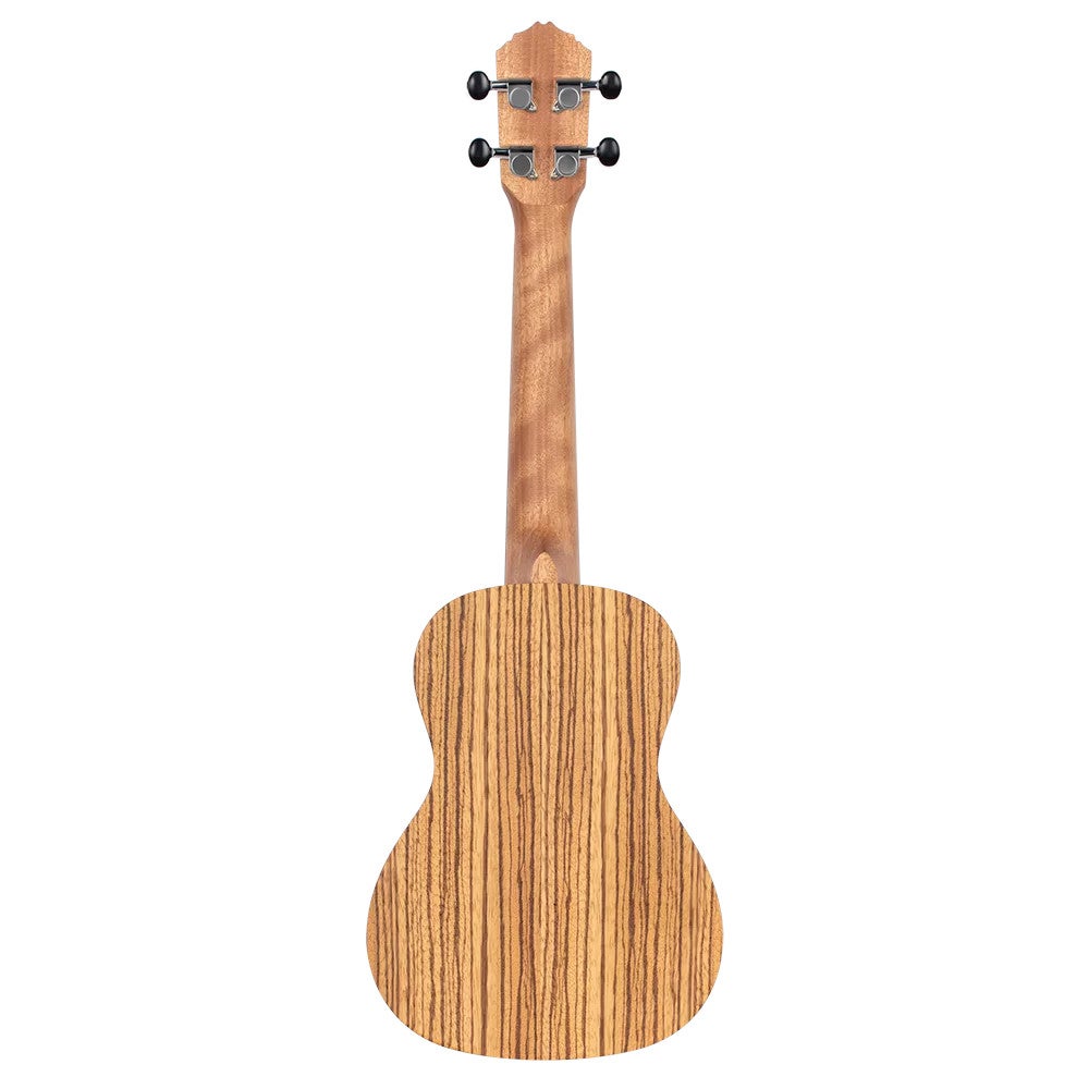 Ortega RFU11ZE-L Timber Series Natural linkshandige E/A concert ukelele met gigbag