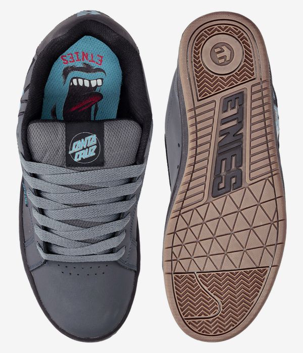Etnies x Santa Cruz Fader Schuh (dark grey black)