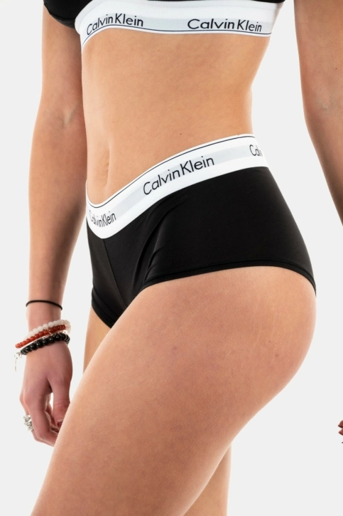 Culottes et strings calvin klein jeans boyshort 001 black