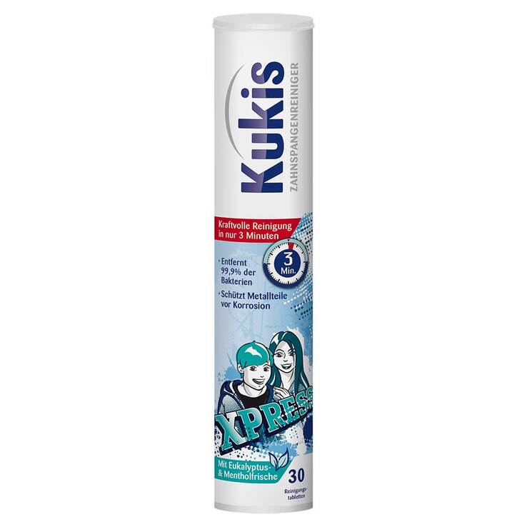 Kukis Zahnspangenreiniger, 2X30 St