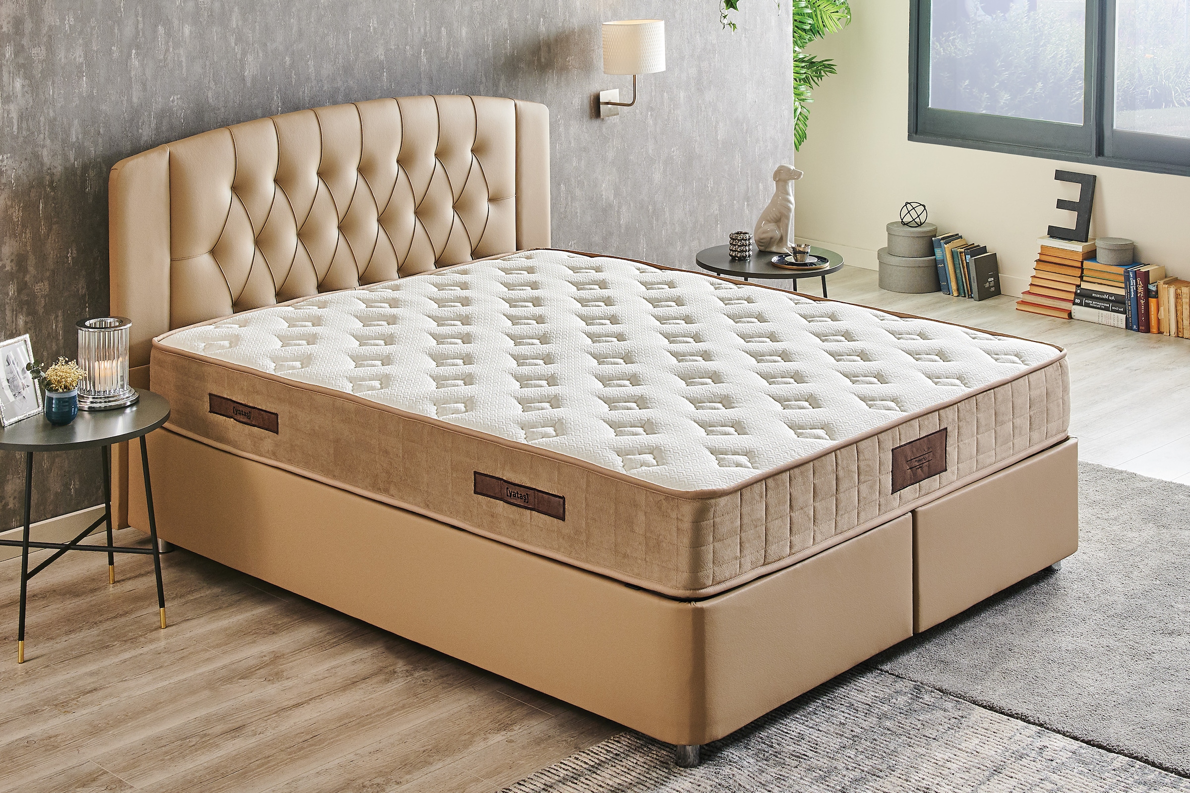 Yatas Bedding Bonnellfederkernmatratze »Majestät Luxus, Matratze 90x200, 140x200 cm & weitere Grössen« 30 cm hoch 207 Federn 1 Stk. tlg. H3, wendbar, ergonomisch, atmungsaktiv