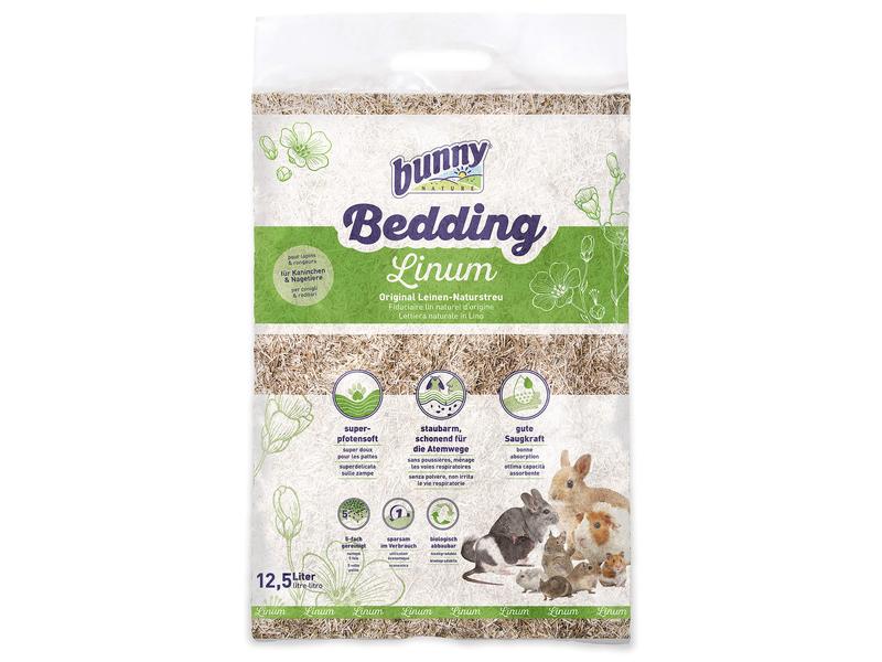 Bunny Nature Bedding Linum, 35 l Leinen-Naturstreu