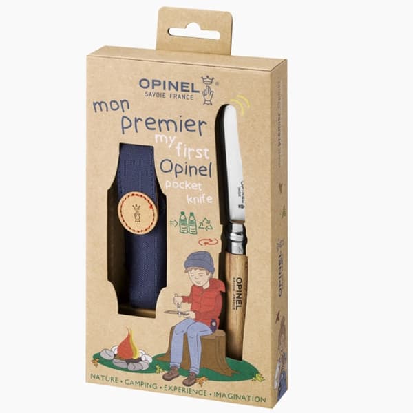 Couteau randonnée OPINEL COFFRET MON 1ER OPINEL HETRE + ETUI