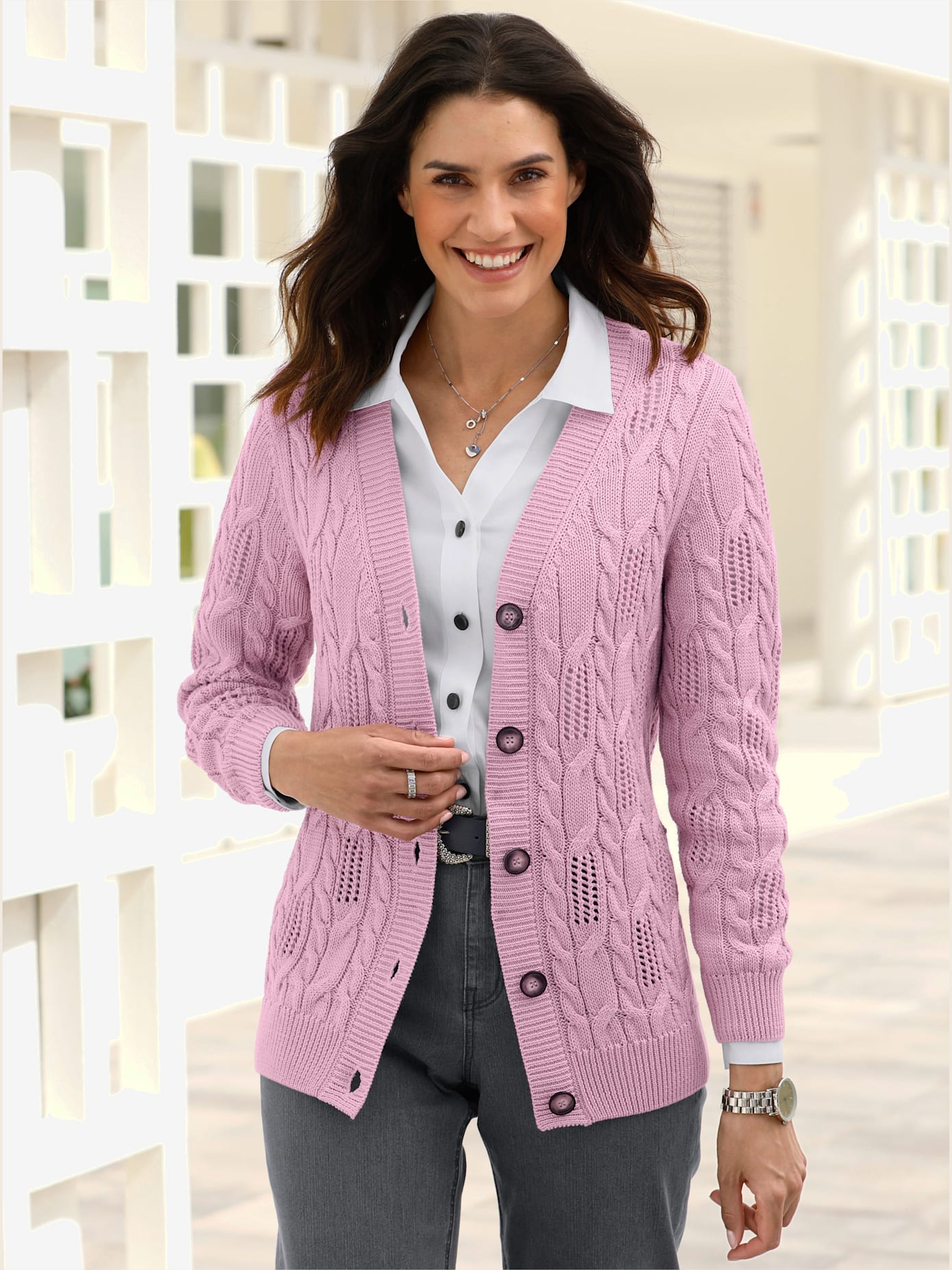 Veste en tricot 50% coton