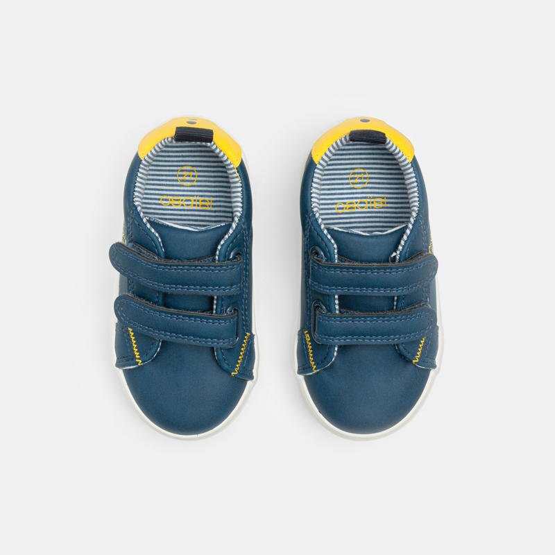 Basket sous-marin à scratchs bleues bébé garçon Bleu