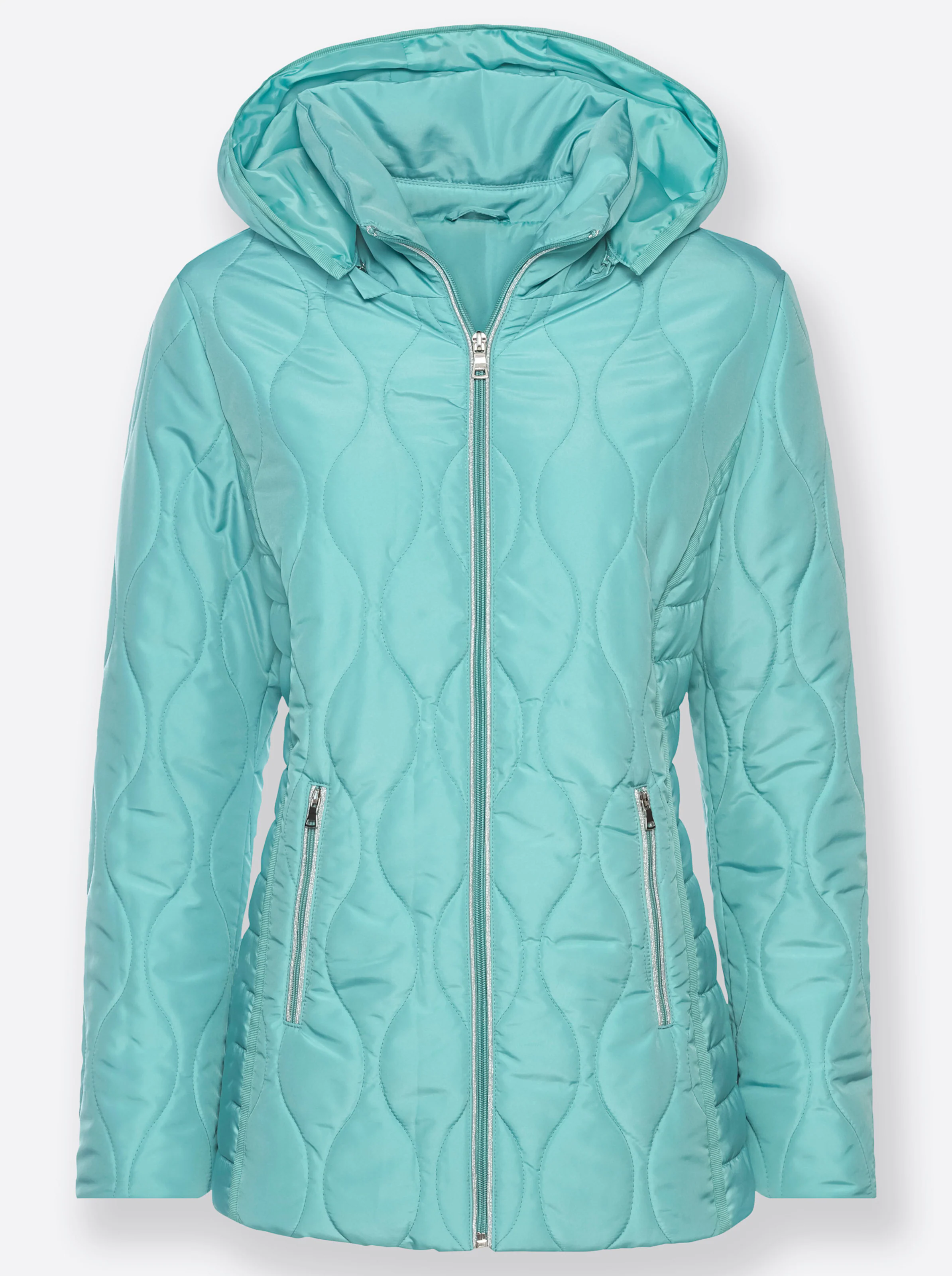Steppjacke in salbei