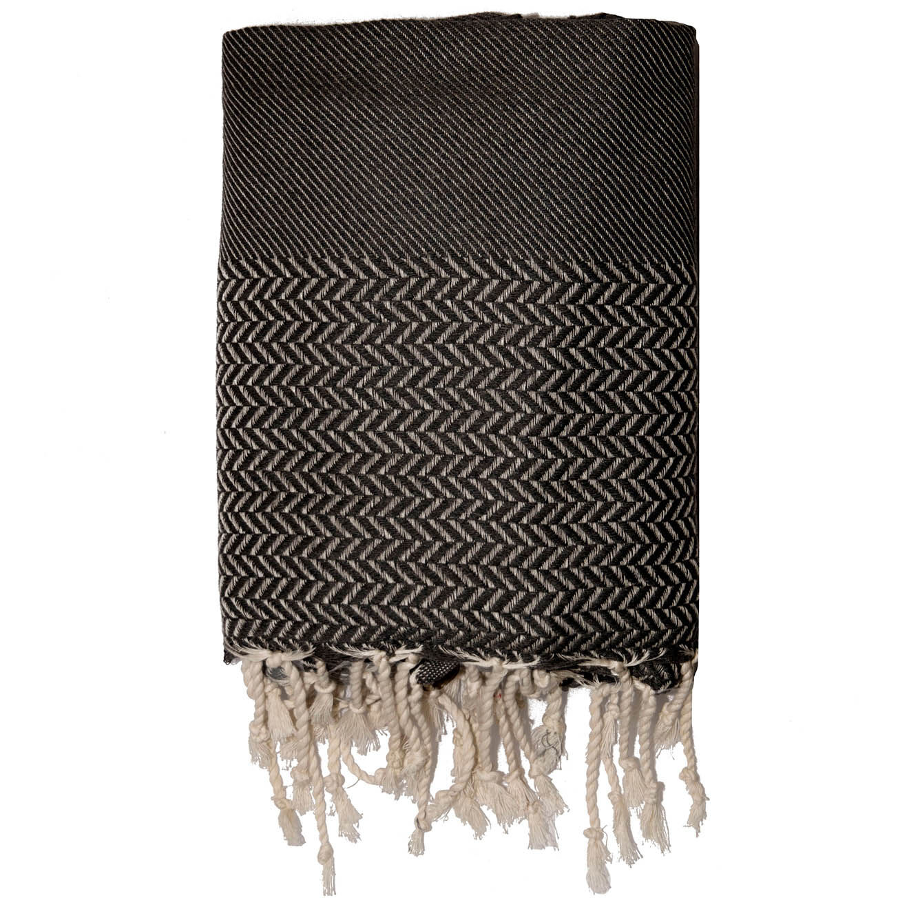 Febronie Plaid Oslo Jacquard noir