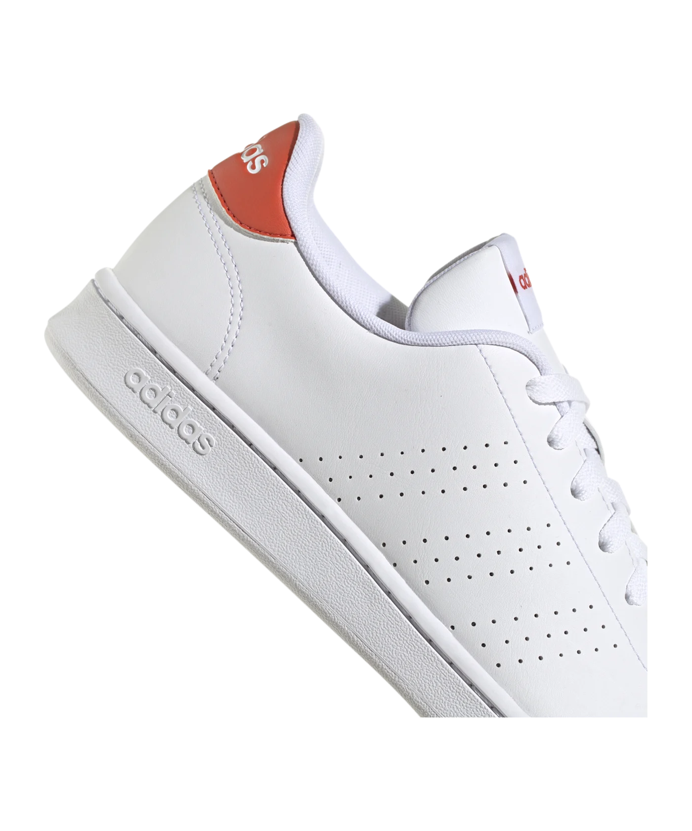 adidas Advantage Weiss Rot
