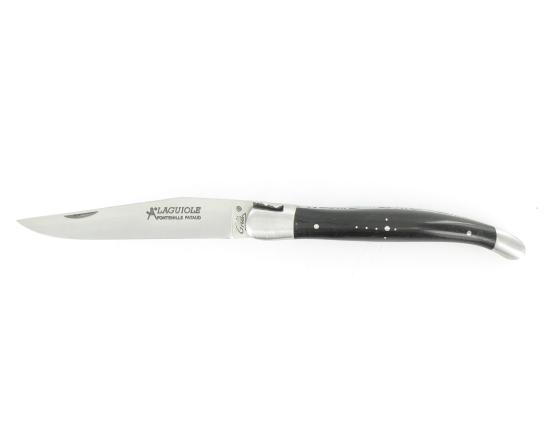 Laguiole Ebène - 2 mitres Couteau de Poche - Laguiole par Fontenille Pataud