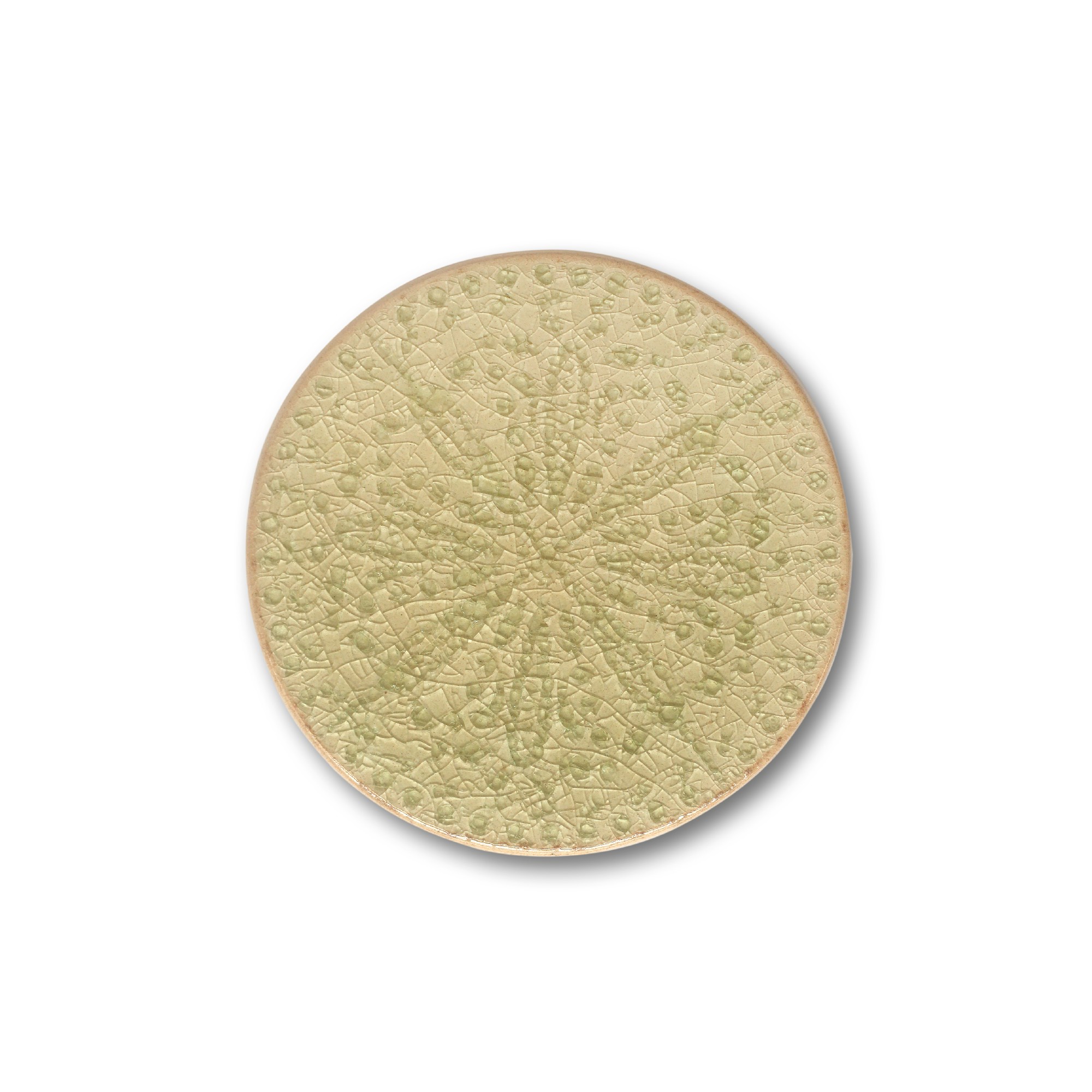 Steingutuntersetzer 'Ornament', beige, Ø 10 cm, H 1 cm zu 5,00