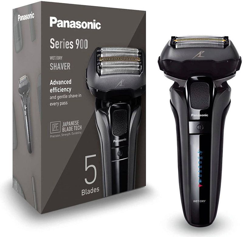 Panasonic - ES-LV6U - Elektrisch Scheerapparaat - Zwart - Staal