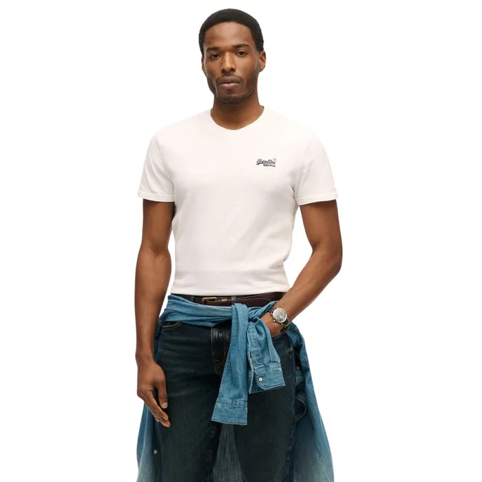 Superdry Essential Contrast Embossed Logo Shirt Heren