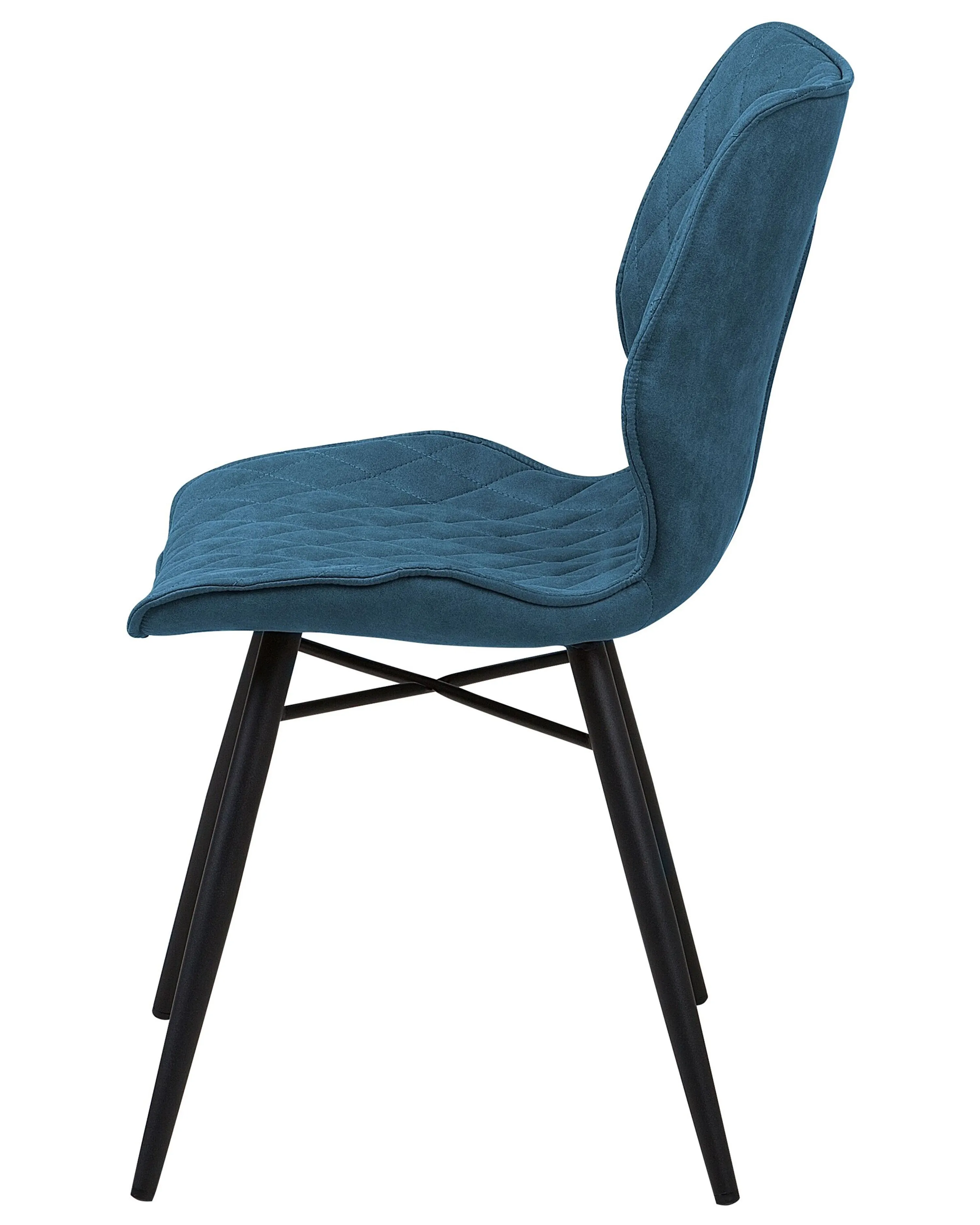 Set van 2 eetkamerstoelen LISLE Zeeblauw