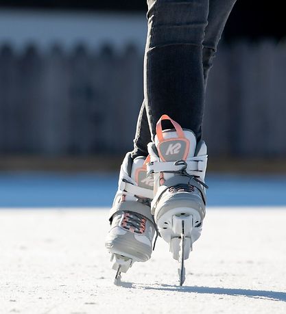K2 Skates - Alexis Ice - Blätter - Weiß/Orange