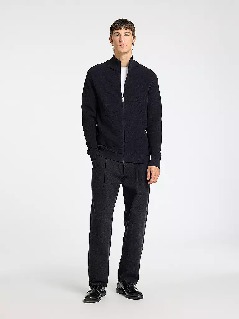 SELECTED Strickjacke SLHROSS grau