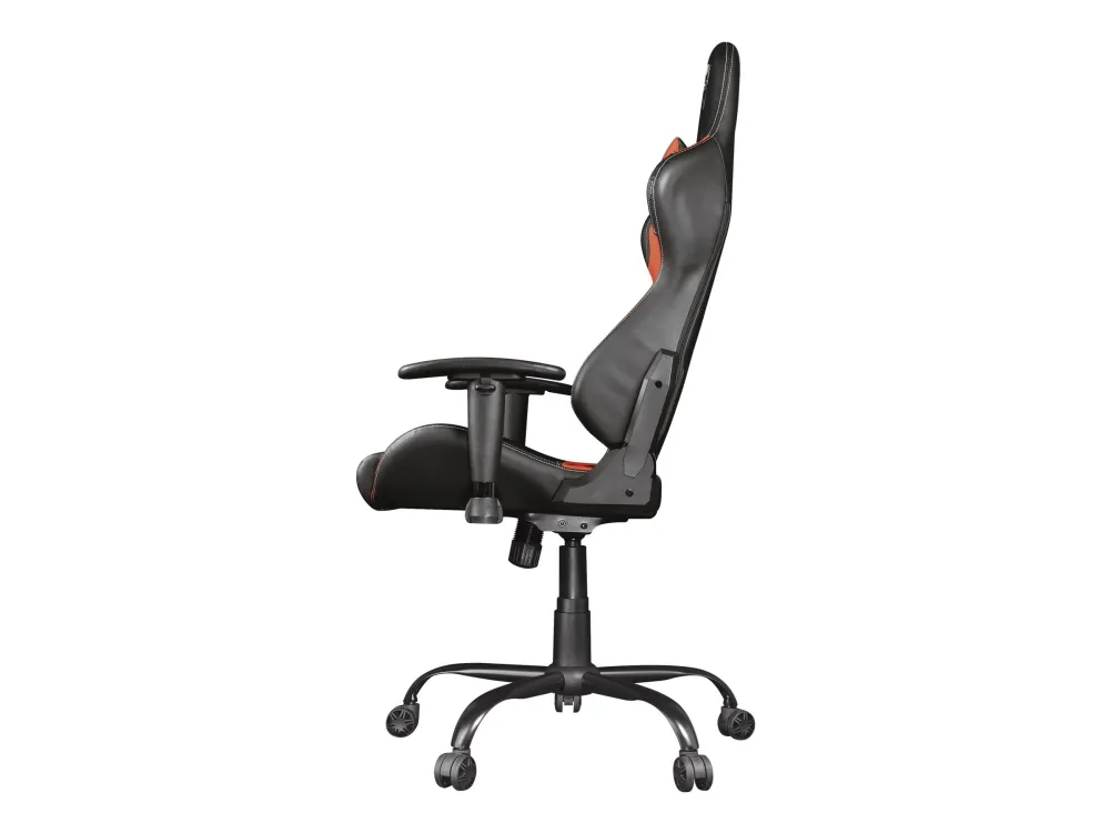 Trust Gaming GXT 708R Resto - Spillestol - ergonomisk - armstøtter - vippe - drejeled - metalramme, polyuretan-læder, elastisk stof - rød