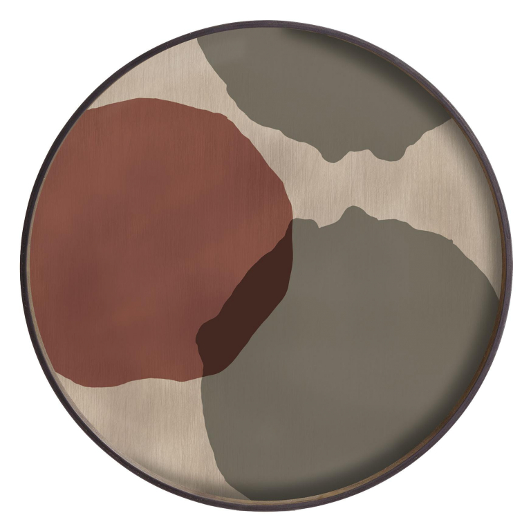 Ethnicraft Overlapping Dots dienblad Ø61