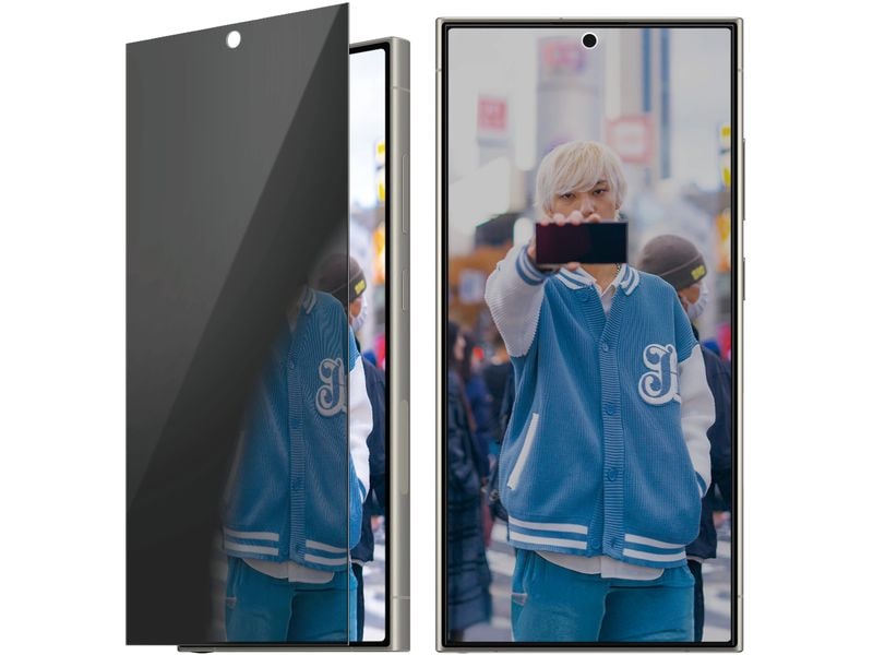 Panzerglass Displayschutz Ultra Wide Fit Privacy Galaxy S25 Display-Schutzfolie für das Samsung Galaxy S25 Ultra mit Applicator