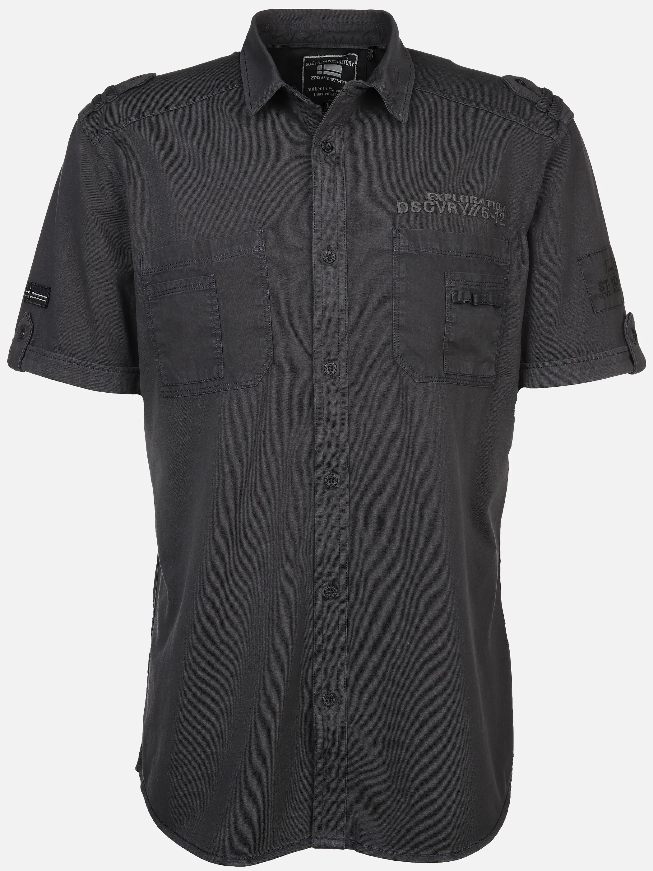 Herren Jerseyhemd mit Brusttaschen