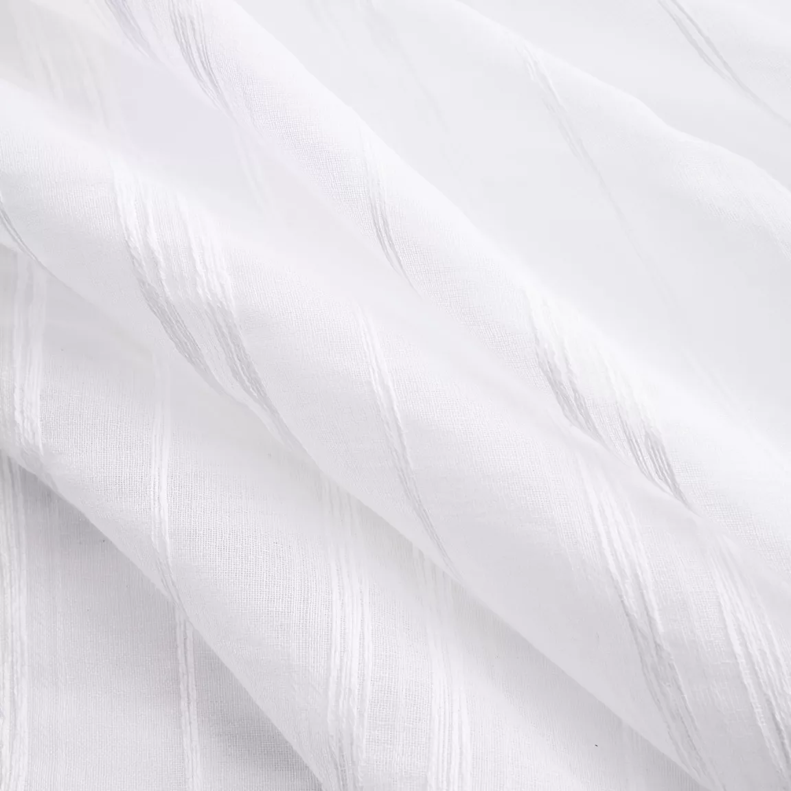 Voilage galon fronceur (280 x 240 cm) Théo Blanc