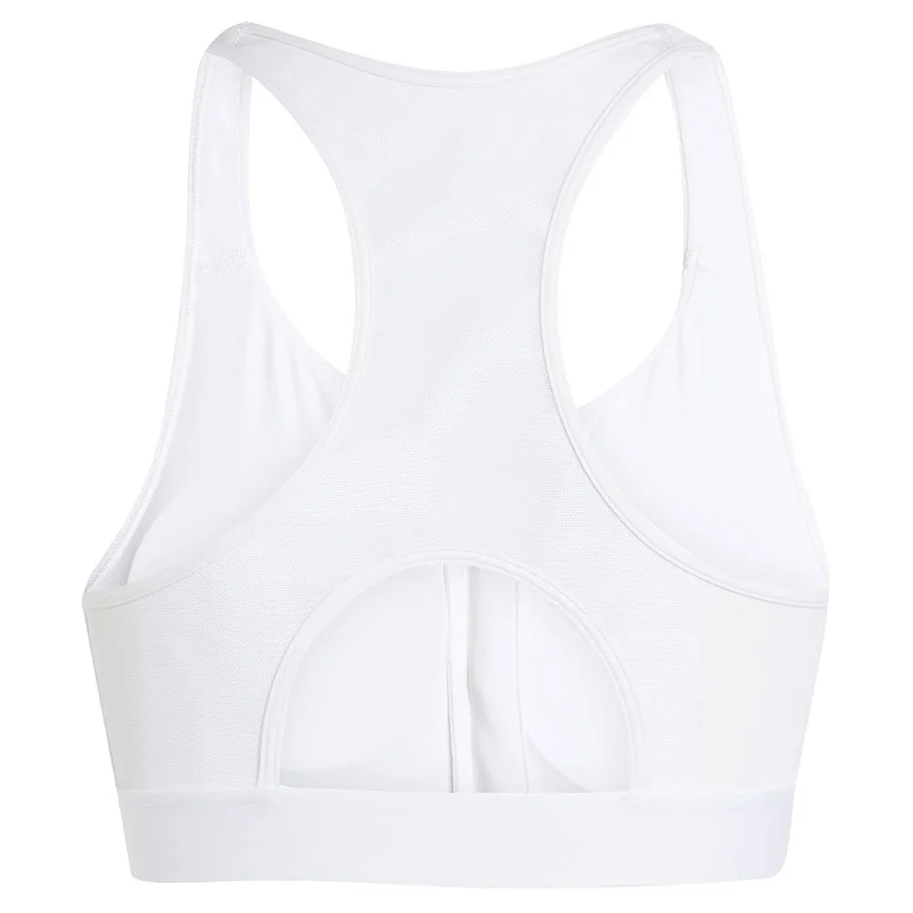 Sutiã esportivo adidas Powerreact Zip, suporte médio