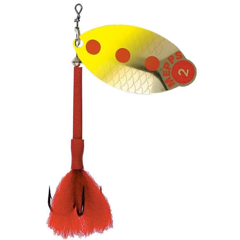 Cuiller Tournante Mepps Lusox Fluo Or Chartreuse
