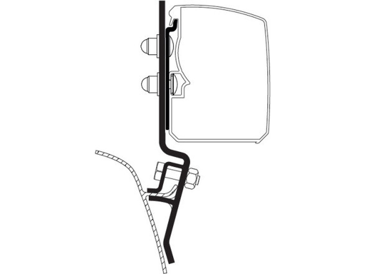 Thule adapter VW T2 & T3