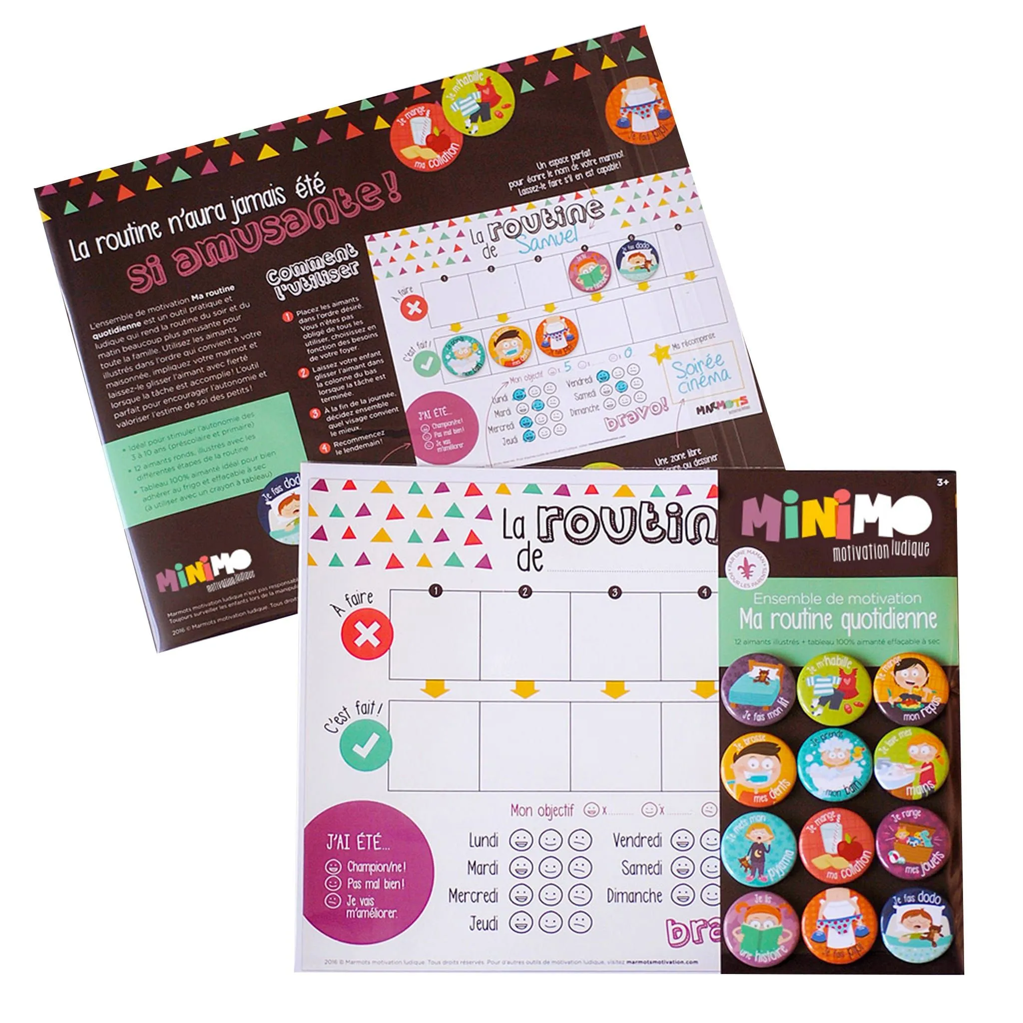 Minimo Calendrier - Ma Routine Quotidien