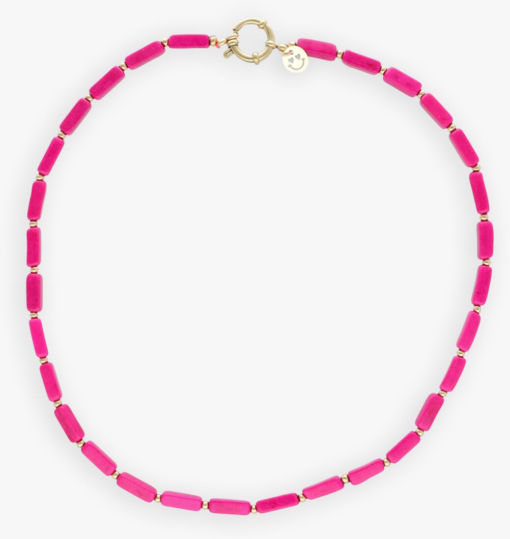 roze bonnie studios kettingen alex pink necklace