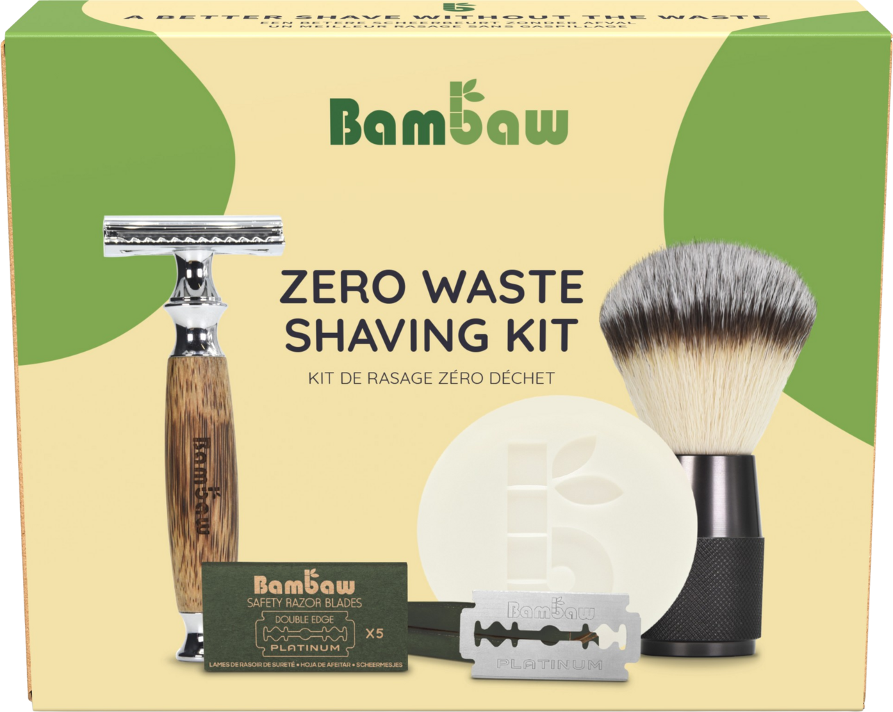 Bambaw  Rasur Set Bambus