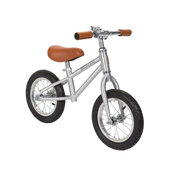 Banwood First Go Loopfiets Chrome