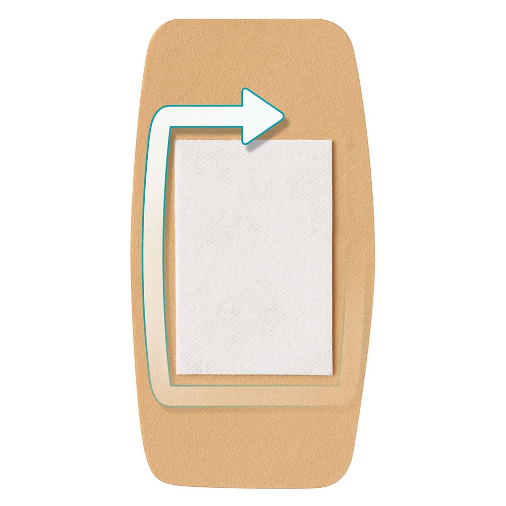 Nexcare® flexible foam Maxi 50 x 101 mm