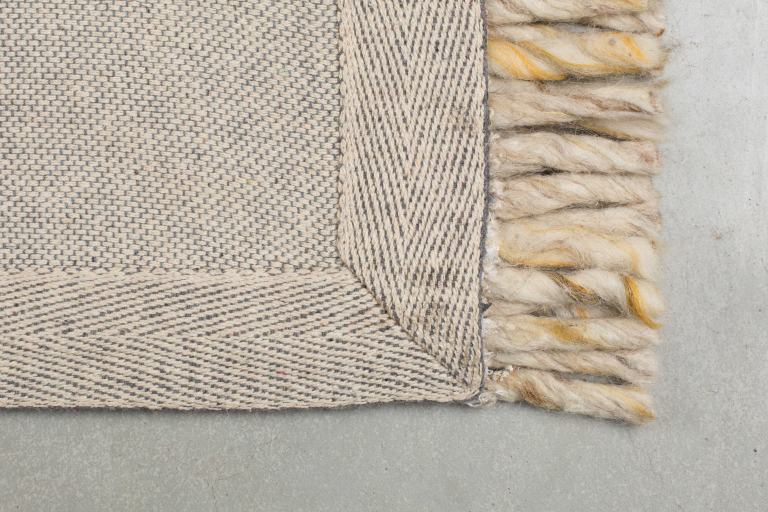 Zuiver Frills vloerkleed beige geel