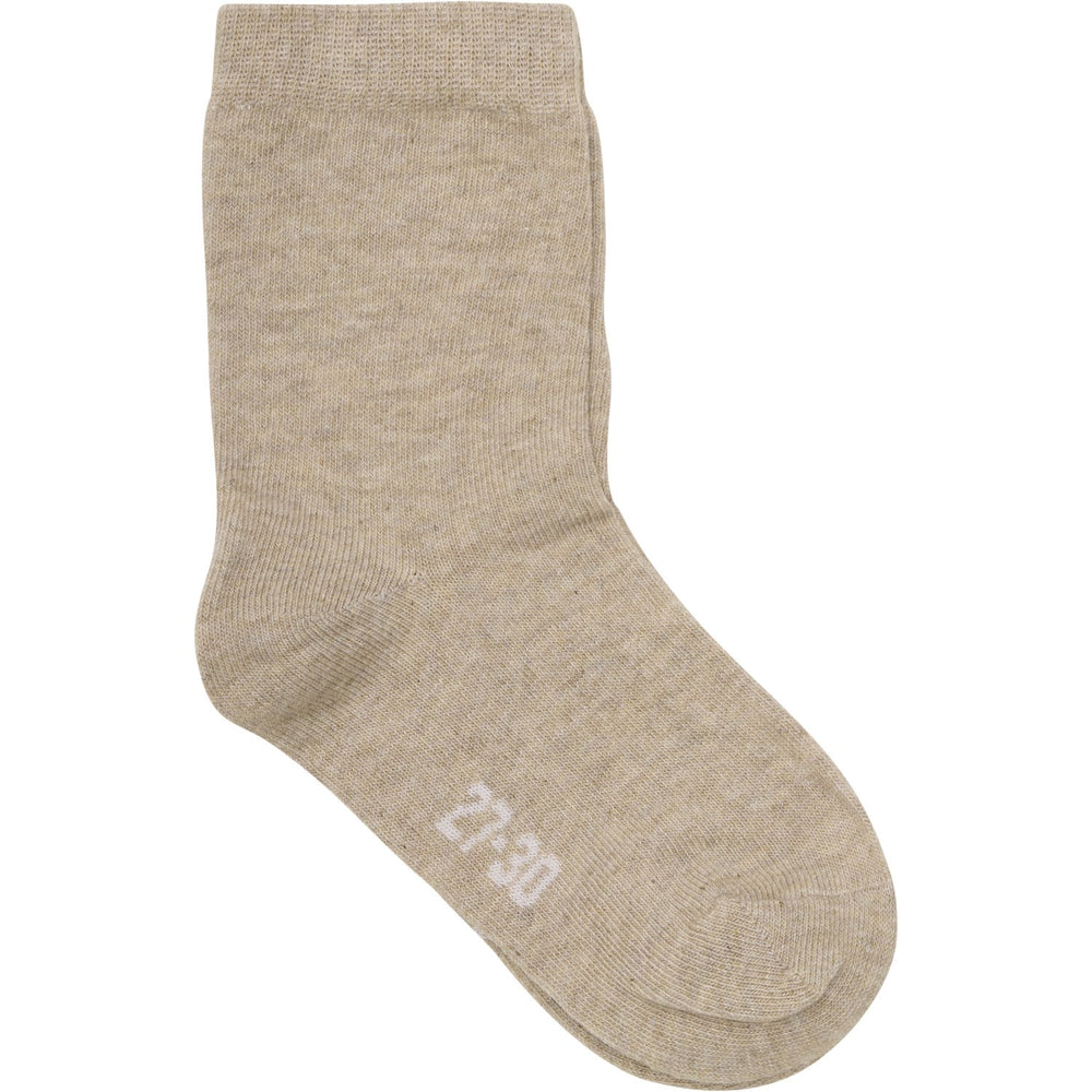 Køb Minymo Silver Mink Melange Strømper Solid 5-Pak